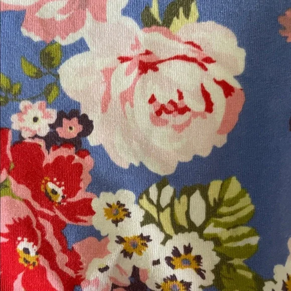 Matilda Jane periwinkle Floral Ruffle Shorties SZ 8 - Picture 2 of 4